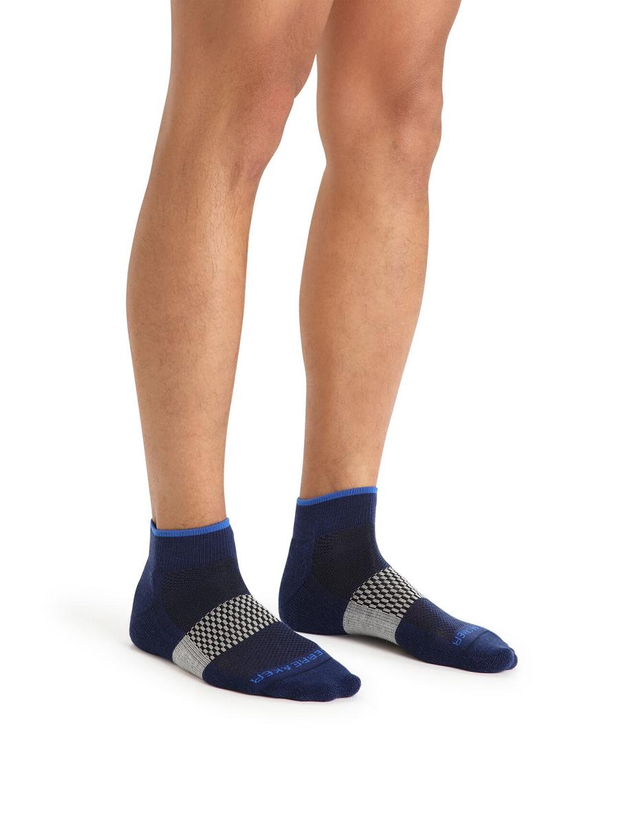 Chaussettes Icebreaker Merino Multisport Light Mini Homme Bleu Royal Bleu Marine | FR 1030MQZA